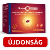 Novo C Komplex liposzómás retard C-vitamin +D3 vitamin + Zink lágykapszula. 60X