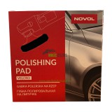 Novol Finom Fekete tépőzáras polírszivacs (150mm)