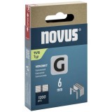 NOVUS tűzőkapocs G 11 6 mm 1200 db
