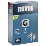 NOVUS tűzőkapocs G 11 6 mm 5000 db