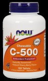 NOW Foods Chewable C-500 Cherry (100 rágótabletta)