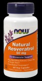 Now Foods Natural Resveratrol 50mg (60 kap.)