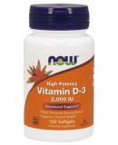 Now Foods Now D3-vitamin 2000 IU lágyzselatin kapszula 120 db