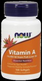 NOW Foods Vitamin A 10000IU (100 lágykapszula)