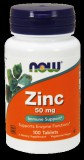 NOW Foods Zinc 50mg (100 tabletta)