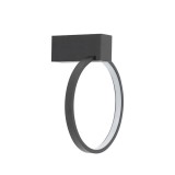 Nowodvorski CIRCOLO fali lámpa, fekete, Beépített LED, 1x9W, 190 lm, TL-10808