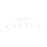 Nowodvorski EYE SUPER több ágú függeszték, fehér, GU10 foglalattal, 6x35W, TL-6492