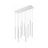 Nowodvorski LASER több ágú függeszték, fehér, G9 foglalattal, 10x10W, TL-8922