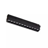 Nowodvorski LVM FOCUS LED sínre szerelhető lámpa, fekete, Beépített LED, 1x9W, 800 lm, TL-10144