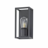 Nowodvorski MARGOT kültéri fali lámpa, fekete, E14 foglalattal, 1x10W, TL-10504