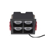 Nowodvorski MIDI besüllyeszthető lámpa, fekete, Beépített LED foglalattal, 1x16W, 1400 lm, TL-10064