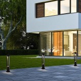 Nowodvorski MONTERREY kültéri állólámpa, fekete, Beépített LED, 1x9W, 410 lm, TL-9507