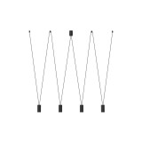 Nowodvorski MORE EYE több ágú függeszték, fekete, GU10 foglalattal, 4x10W, TL-7822