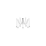 Nowodvorski SPIDER BLACK több ágú függeszték, fekete, E27 foglalattal, 7x42W, TL-6785