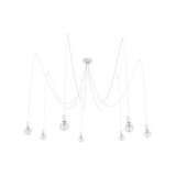 Nowodvorski SPIDER több ágú függeszték, fehér, E27 foglalattal, 7x42W, TL-9743