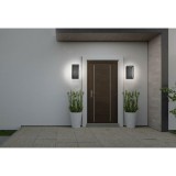 Nowodvorski SYMMETRY kültéri fali lámpa, szürke, Beépített LED, 1x7W, 212 lm, TL-8176