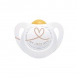 NUK Star baba cumi latex 0–6 h, szívet