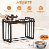 Nunbell Állítható megemelt kisállat etető-itató készlet - nagy