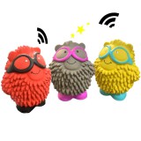 Nunbell Csipogó latex játék kutyák részére -szemüveges nagylábú