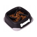 Nunbell Csúszásmentes csontos habzsolásgátló,evéslassító tál - Fekete