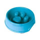Nunbell Habzsolásgátló etetőtál mancsos ,kicsi-zöldeskék