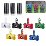 Nunbell Hordozható kutyazacsi adagoló csont készlet-3db - piros