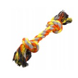 Nunbell két csomós kutyajáték kötél - L, Narancs