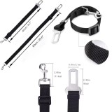 Nunbell Kisállat biztonsági öv járművekbe-kicsi - Fekete