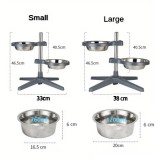 Nunbell Kisállat duplán rögzített tál-állíthatós - Kicsi