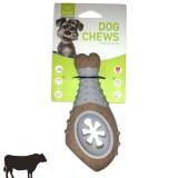 Nunbell Kutya comb alakú jutifalatos rágójáték, marha ízben - Szürke