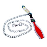 Nunbell Kutya Kiképző Láncos Póráz-3.5mm - Piros