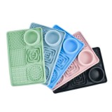 Nunbell Prémium Kisállat Evéslassító Nyalószőnyeg – 6 az 1-ben Dizájn