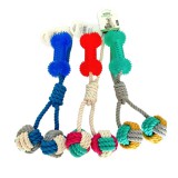 Nunbell Rágható csont és kötél játék kutyáknak