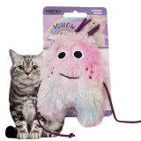 Nunbell Rajzfilmes macska szőrös játék -csörgő papír és macskamentával