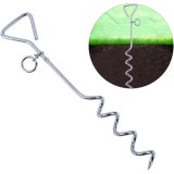 Nunbell Rozsdamentes póráz rögzítő karó-Spirál