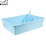 Nunbell Szimpla macska alomtálca lapáttal - Kék