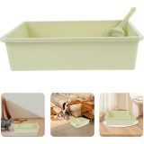 Nunbell Szimpla macska alomtálca lapáttal - Zöld