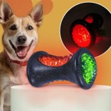 Nunbell TPR LED-es súlyzó alakú erős játék kutyáknak-12x7,5cm