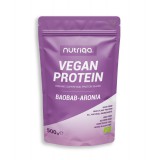 Nutriqa Bio vegán baobab–arónia protein shake – 500 g