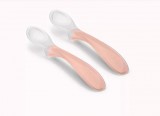 Nuvita 2 darabos szilikon kanál szett - English Rose