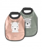 Nuvita 2db-os vízálló előke - English Rose/Sage Green 4371