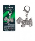 Nyakörvdísz kövekkel kutya alakú