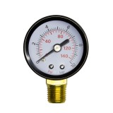 Nyomásmérő óra - manométer - feszmérő 0-10 bar 1/4" (vertikális)