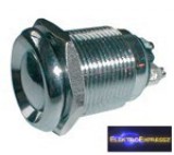 Nyomógombos kapcsoló OFF-(ON) 12V (kerekített) metal 3-es tipus