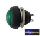 Nyomógombos kapcsoló OFF-(ON) zöld