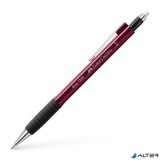 Nyomósirón, 0,5 mm, FABER-CASTELL "Grip 1345", piros