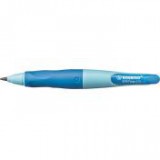 Nyomósirón, 3,15 mm, jobbkezes, ajándék hegyezővel, STABILO "EasyErgo Start", kék