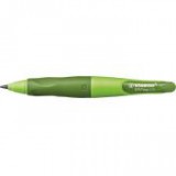 Nyomósirón, 3,15 mm, jobbkezes, ajándék hegyezővel, STABILO "EasyErgo Start", zöld