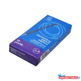 Nyomósirón ergonomikus 0,7mm, sötétkék műanyag test, fekete fogórésszel, Bluering® Zaphire