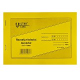 Nyomtatvány anyagkivételezési bizonylat VECTRALINE A/5 fekvõ 25x4 lapos 8 tételes